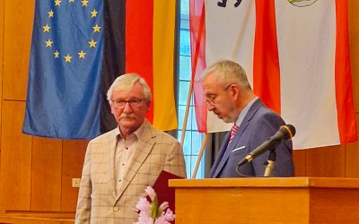Bezirksmedaille für Lothar Beckmann