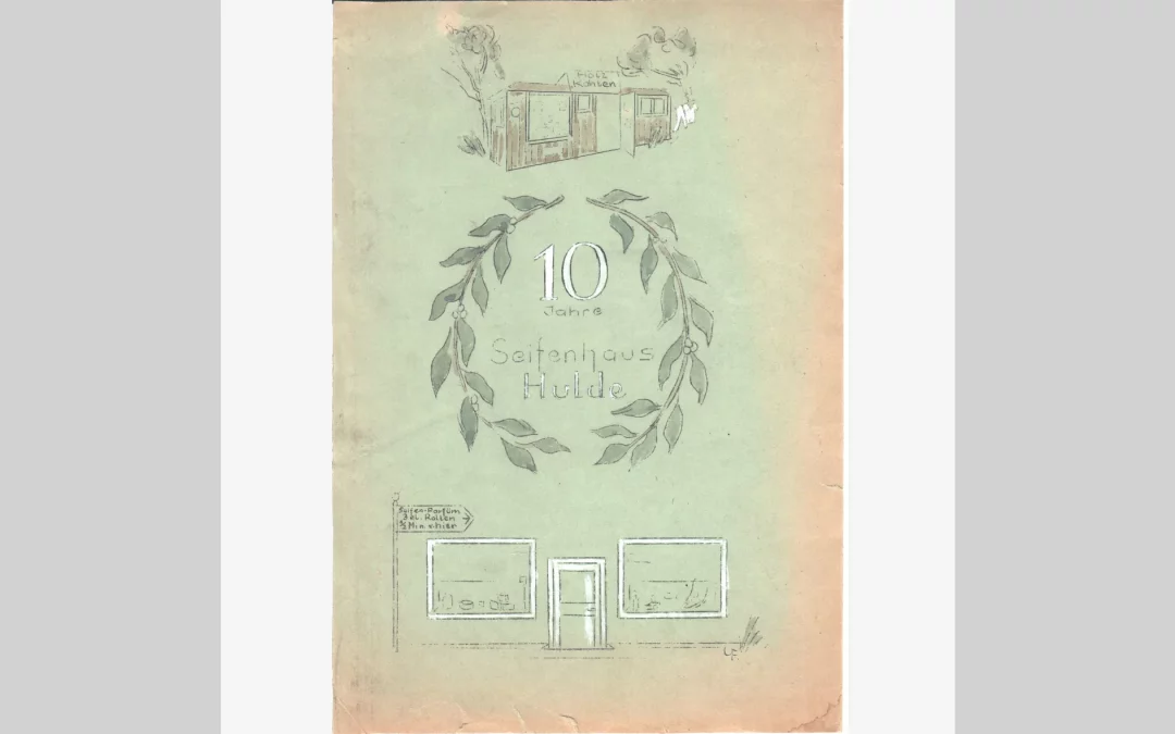 10 Jahre Seifenhaus Hulde. 1942.